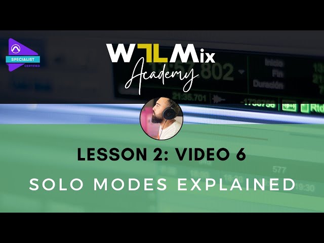 Solo Modes Explained in the FREE Pro Tools Recording Template