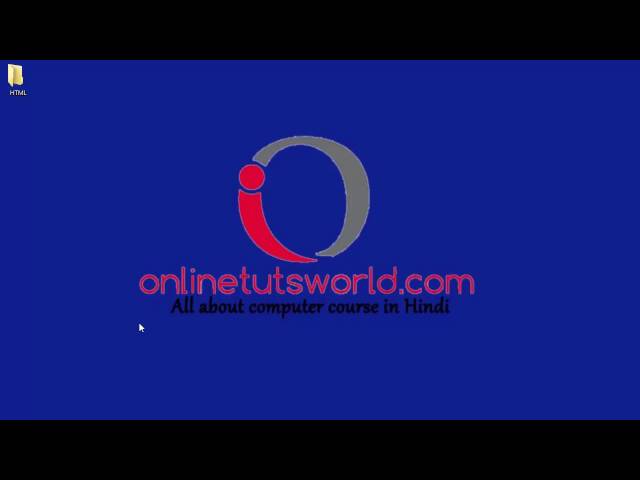 1 Introduction of HTML tutorial (Hindi/Urdu)