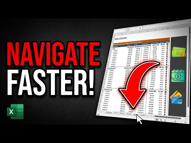 4 Pro Ways to Navigate Excel | Stop Scrolling!