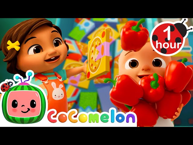 🕺JJ's Big Dance Party💃🥳 for 1 Hour!🪩 | CoComelon | Moonbug Kids- Girly Cartoons & Nursery Rhymes