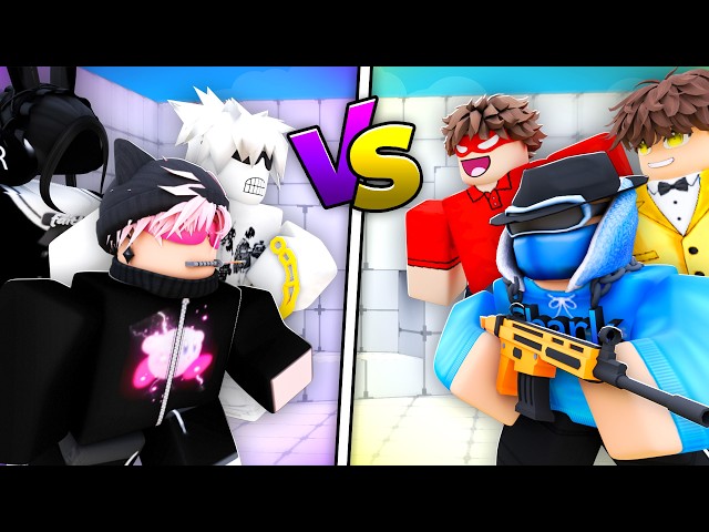 PRO CLAN vs YOUTUBER CLAN in Roblox Rivals!