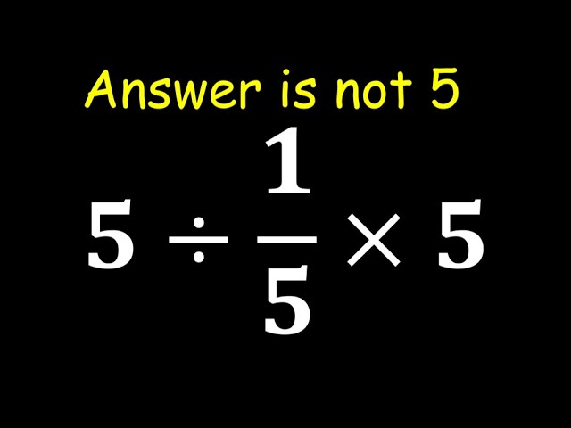Most People Get This Order of Operations Wrong!