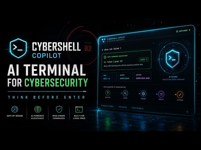 CyberShell Copilot: AI Terminal Assistant for Linux Cybersecurity | Kali, Parrot, Ubuntu