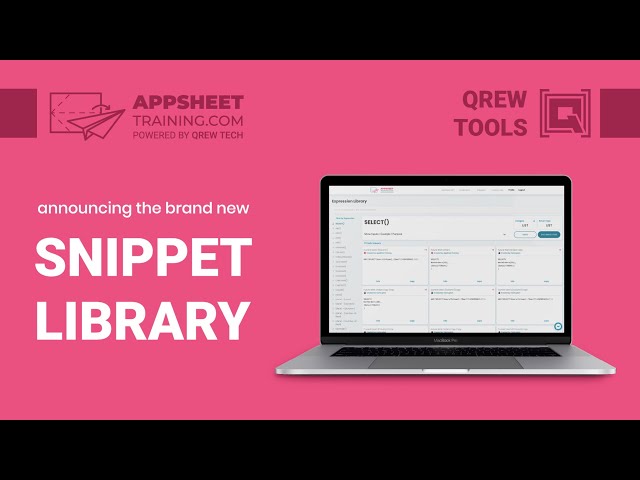 Write Better AppSheet Expressions - QREW Tools