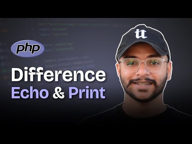 Difference between echo and print in php