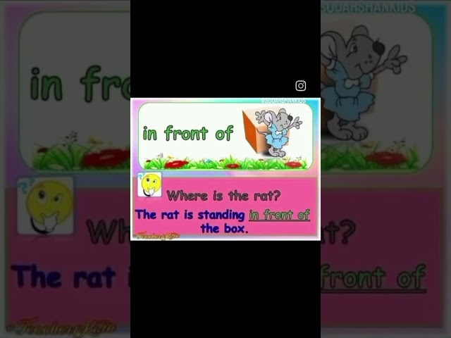 👉 Prepositions.       #sudarshankids #prepositions #english #grammer #ytshorts