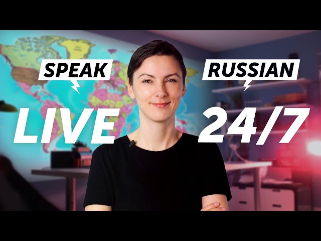 Speak Russian 24/7 with RussianPod101 TV 🔴 Live 24/7