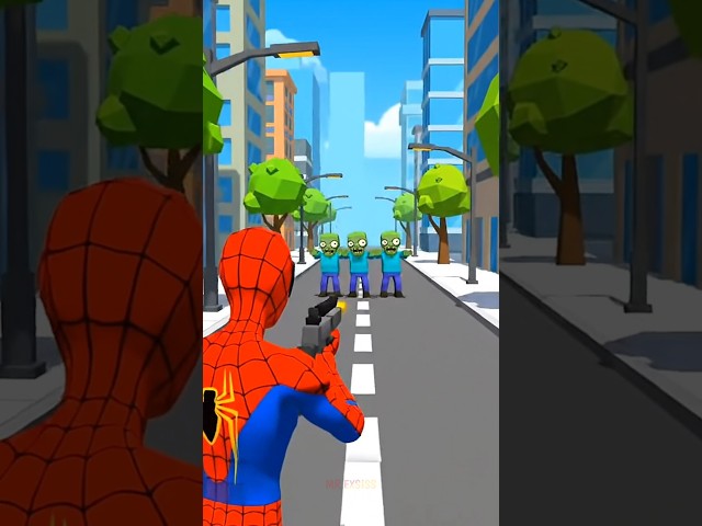 🤯💯 Spidey Vs Zombies || They Never Stop Coming! Wave 2 #gta #short