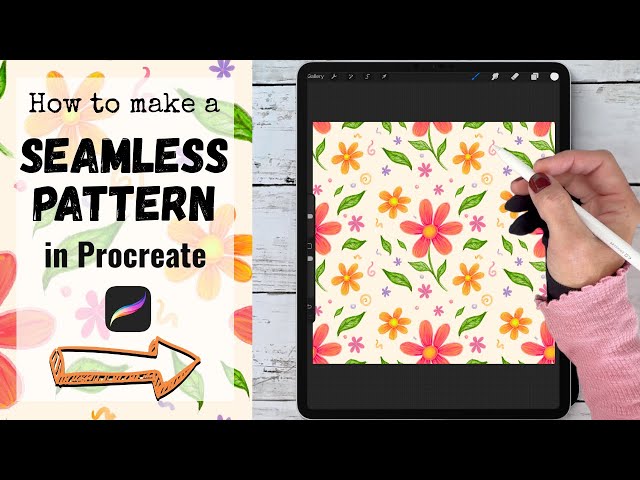🎨 How to Make a Seamless Pattern in Procreate (Step-by-Step Tutorial for Beginners!)