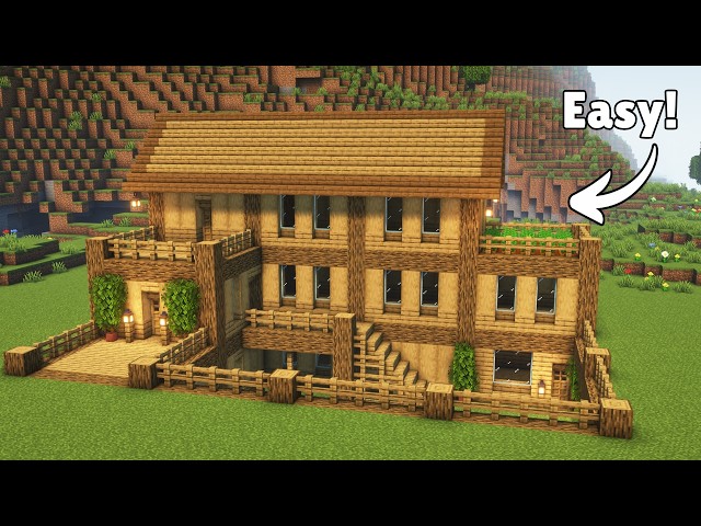 Minecraft: How to Build Survival Wooden House