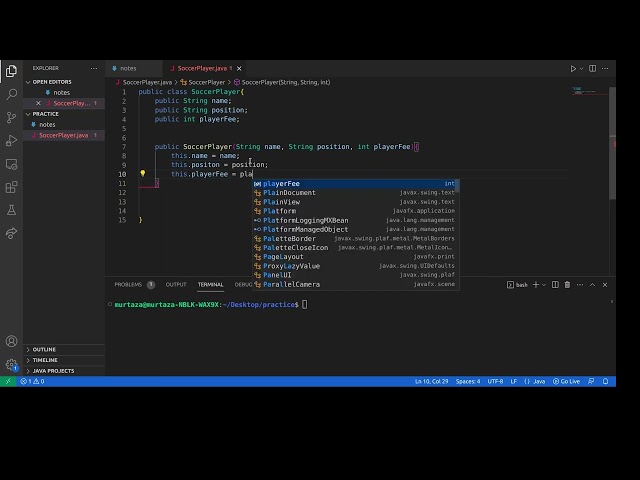 Classes : Easy Mode | Java