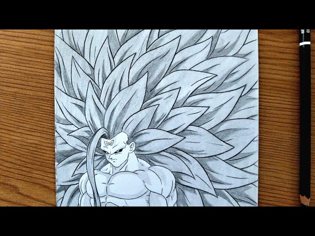 How To Draw Goku Infinite Transformation || Easy Dragon Ball Drawing Tutorial