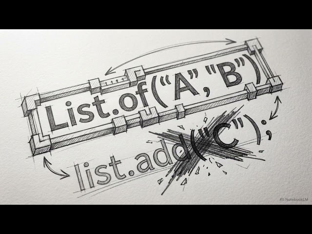 Immutability by Design: Deconstructing List.of()