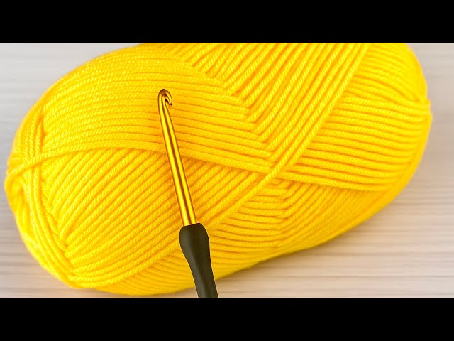 EASY Crochet Stitch for Warm Blanket,Shawl, Scarf & Cardigan❄️ New Crochet Pattern