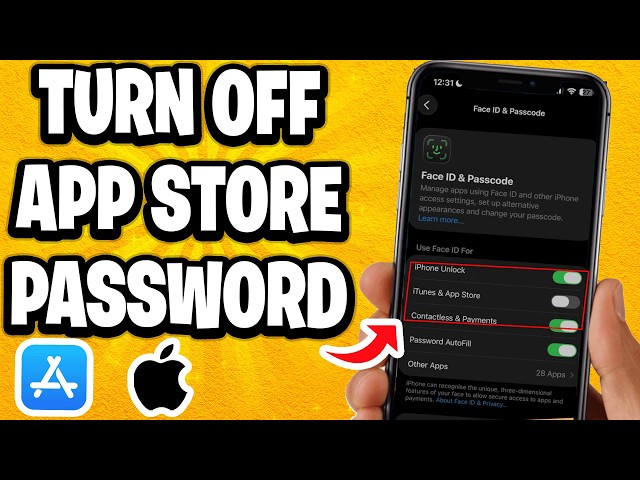 How to Turn Off App Store Password on iPhone?