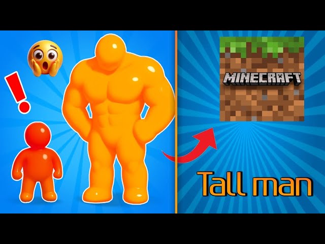 Tall man on the Minecraft 😉 🔥