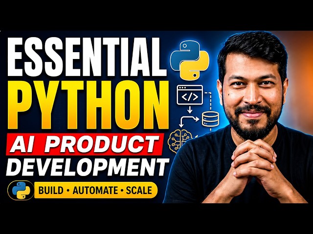 🚀 Essential Python for AI Product Development | Complete Python Roadmap for AI Engineers