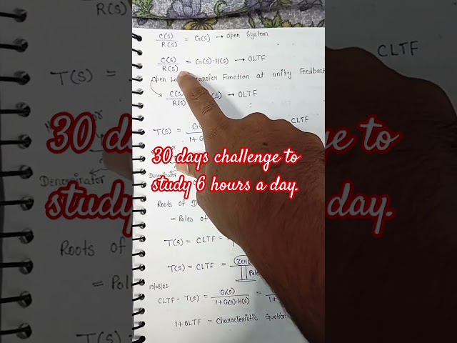 open loop transfer function and open system #30dayschallenge #concept of open loop transfer function