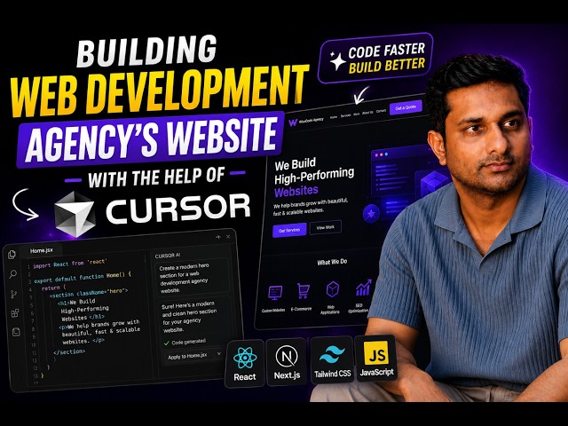 Building Web Development Agency's Website with the help of Cursor
