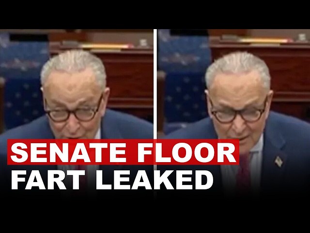 Senate Leader Chuck Schumer Rocked By Viral Audio Leak During Speech