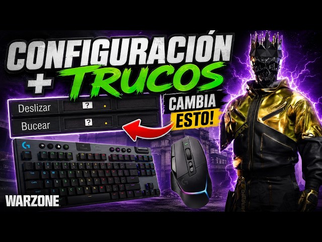 THE BEST KEYBOARD and MOUSE SETTINGS in WARZONE 🎯 (Fast Movement and Perfect Aim)