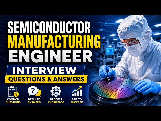 Semiconductor Manufacturing Engineer Interview Questions & Answers