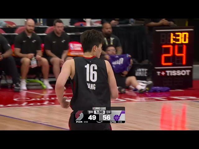 Yang Hansen's Top Plays From 2026 Summer League | Portland Trail Blazers