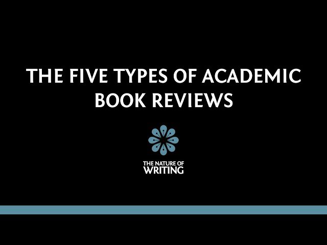 The Five Types of Academic Book Reviews