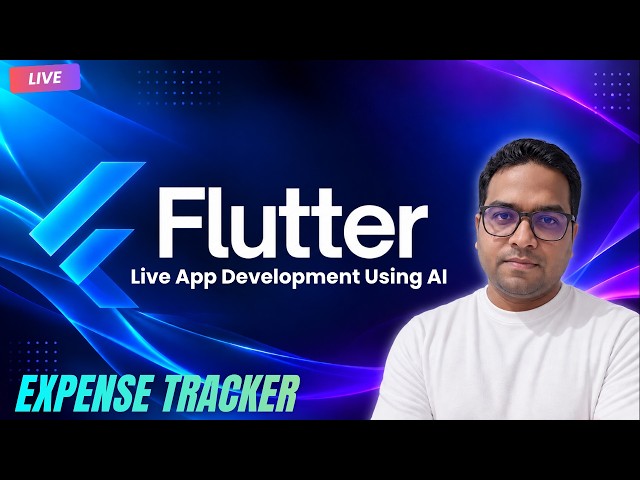 Flutter Live Coding: Building an Expense Tracker App from Scratch [Episode 004]