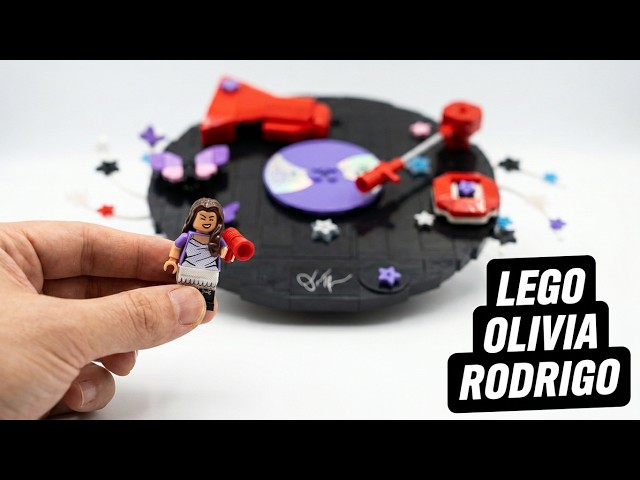 Olivia Rodrigo's Vinyl LEGO Record Player Build: Step-by-Step