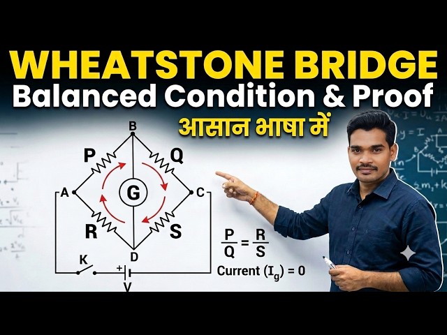 Wheatstone Bridge Explained | Balanced Condition & Formula with Numerical for Competitive exam