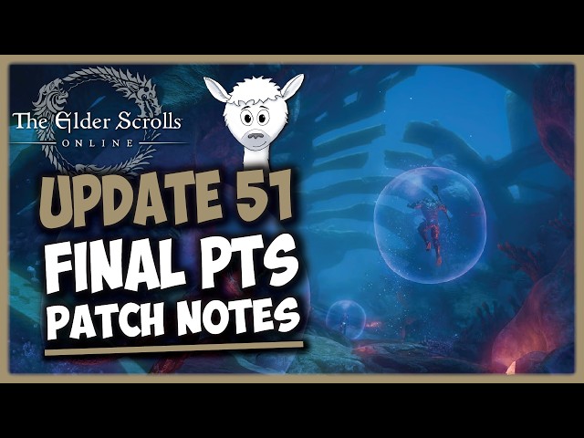 More combat changes still coming?!? 📝 Week 5 PTS Patch Notes | Update 51
