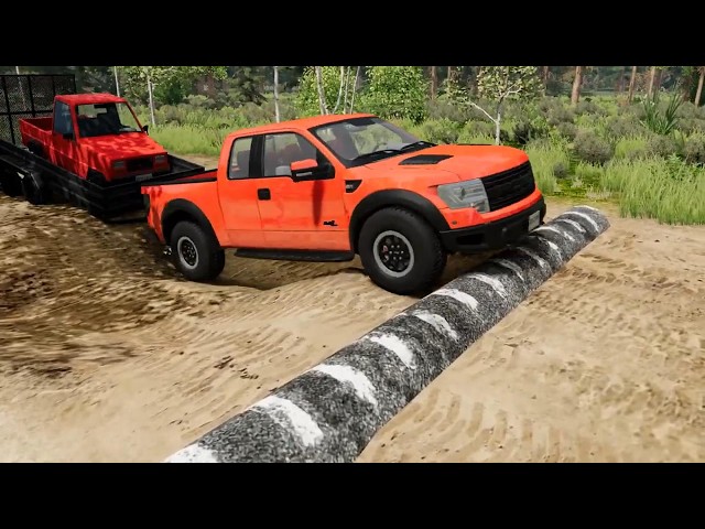 Mobil vs Speed bumps vs Potholes vs Suspension beamng.drive #53 live 4