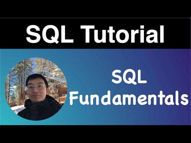 SQL tutorial 3: Basic SQL fundamentals