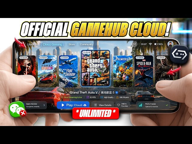 🤯 Official GameHub Cloud Just Changed Android Gaming Forever! Play AAA PC Games On ANY Device