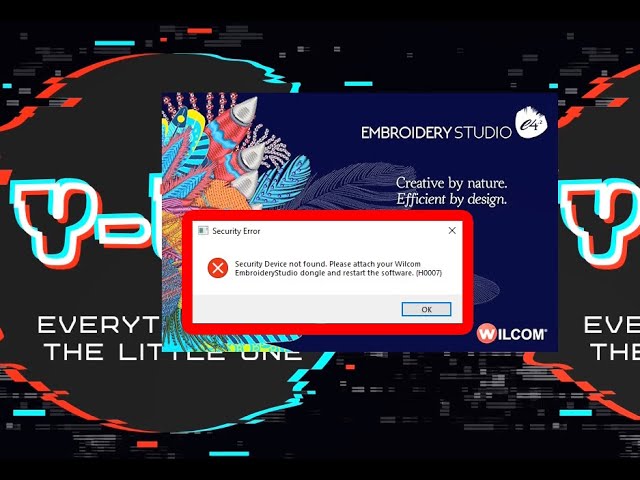 Solving Security Device Not Found in Wilcom Error - Dongle Problem (H0007) 2024