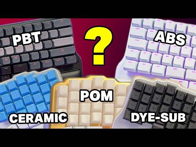 How keycaps affect the sound of your keyboard
