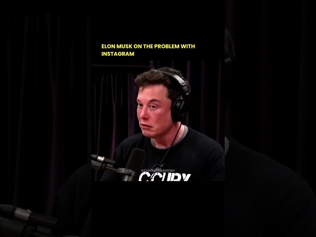 Elon Musk Explains Why He Avoids Instagram
