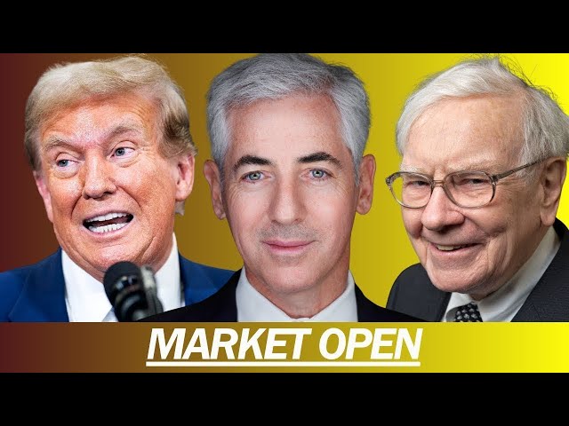 BILL ACKMAN SAYS BUY THE DIP, TRUMP SAYS IT WILL BE OVER SOON, DO THE MARKETS BELIEVE? | MARKET OPEN