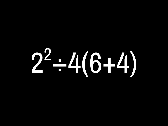 This Simple Math Question Stumps Everyone!