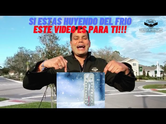 Si Estas Huyendo del Frío, Este Video es para Ti!!! Tu casa en Orlando, FLORIDA,