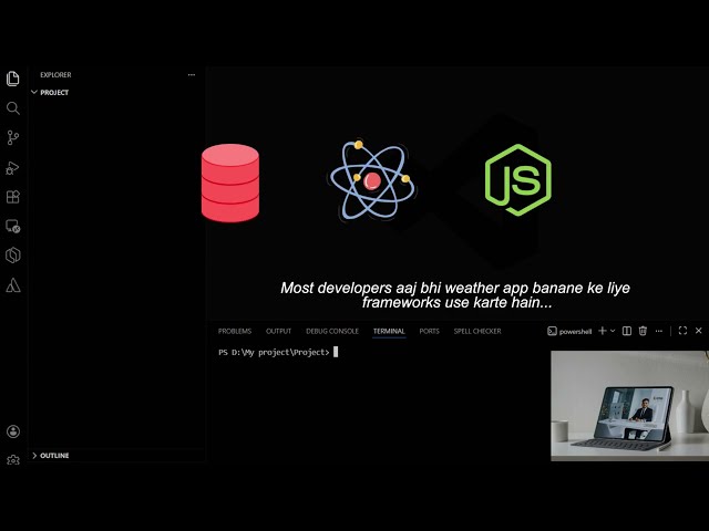 Build a Weather App in 5 Lines of JavaScript 😳 (No Frameworks) | Krissdevhub