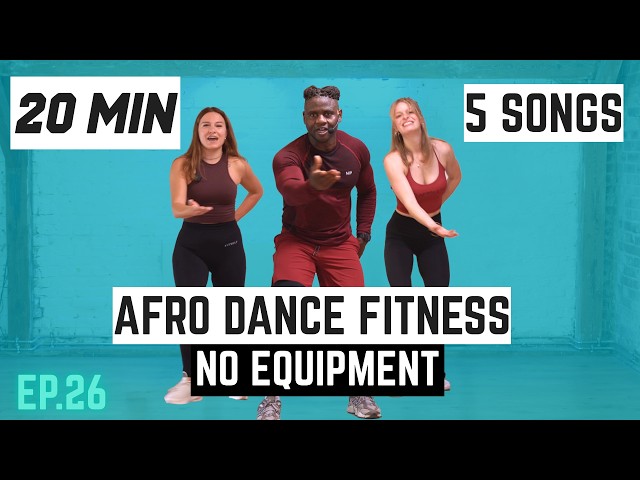 Afro Dance Workout | 20 Min Dance Cardio at Home | Beginner Friendly | Afroletics EP. 26