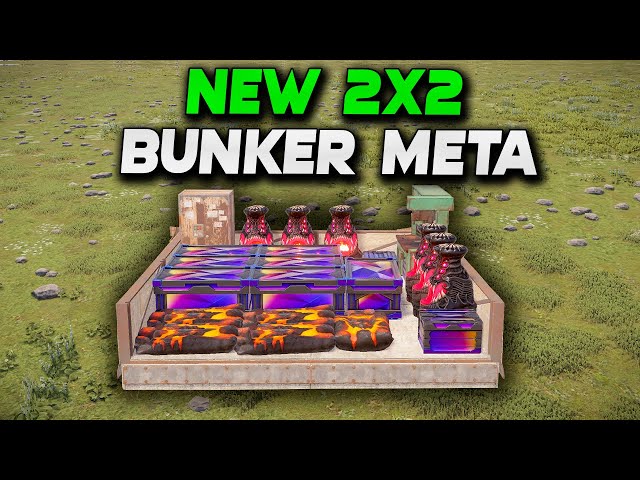NEW 2X2 BUNKER META | Rust Building Tutorial 2023