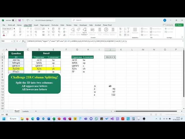 Column Splitting - Every Other Day Excel and Power Query Challenge No. 218 by Omid
