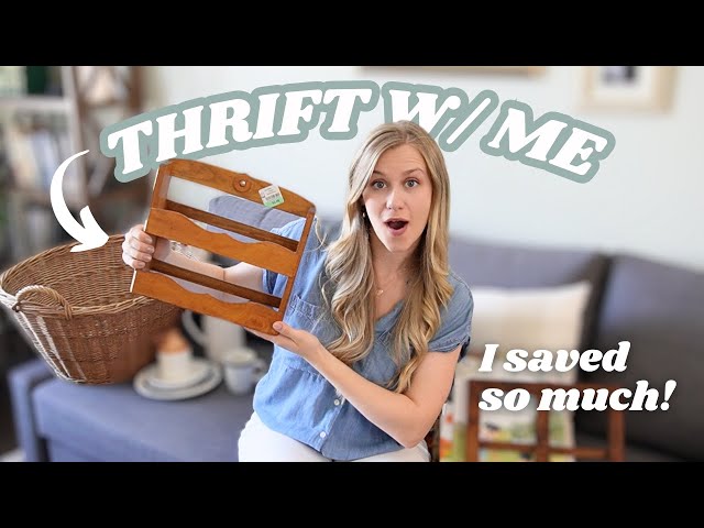 Thrift With Me For Cozy Home Decor | Vintage Cottagecore Finds 🕰 #thriftwithme