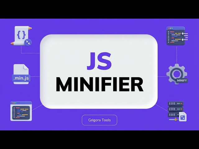 JS Minifier Tool | Paste JavaScript → Minify & Optimize Code Instantly