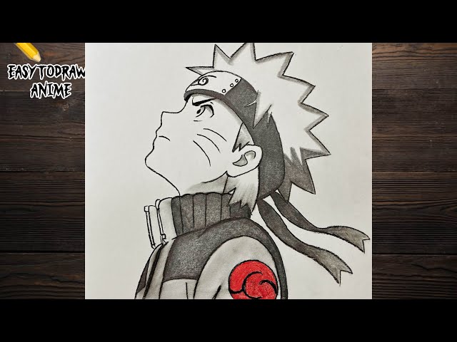 How to draw Naruto || Easy anime drawing || Drawing tutorial for beginners step by step 