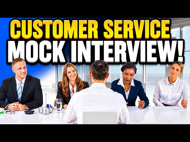 CUSTOMER SERVICE MOCK INTERVIEW QUESTIONS & ANSWERS | How to PASS a Customer Service Interview!
