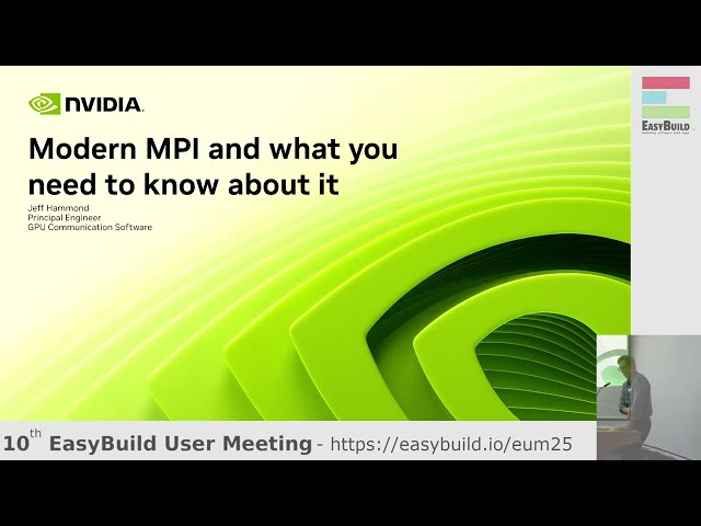 EUM'25 - Keynote: Modern MPI and what you need to know about it